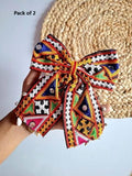 Navratri Bow hair Accessories (Pack of 2)